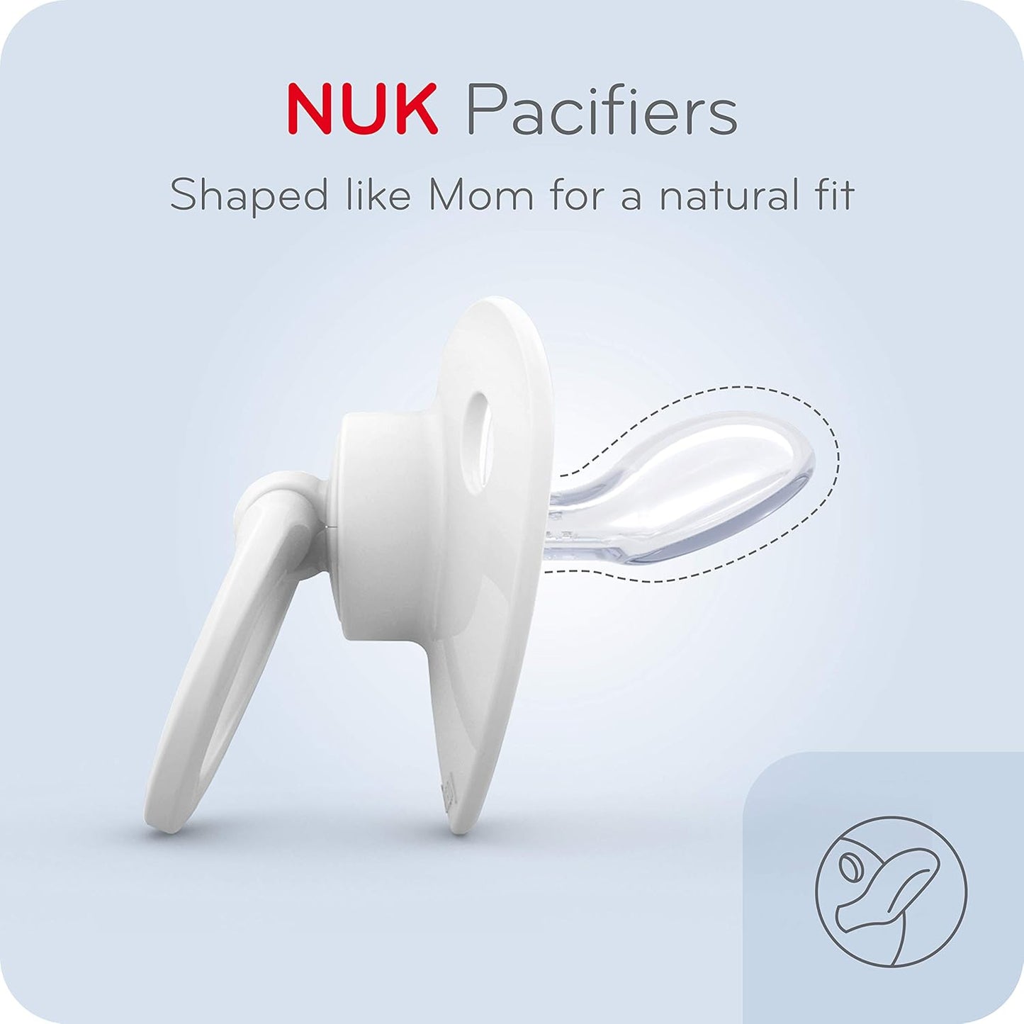NUK Simply Natural Baby Bottles with SafeTemp Gift Set - Includes 4 Bottles