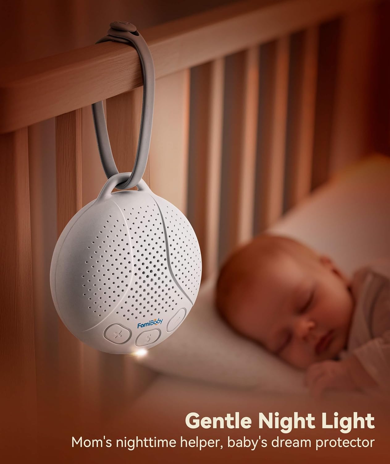 Sound Machine for Babies and Kids - Baby Sleep Soother | Portable White Noise Machine with Night Light for Nursery | 16 Soothing Sounds | Shush | Travel | Registry Gift | Baby Shower