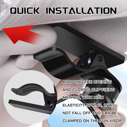 Car Seat Mirror for Baby Rear Facing, 3.5" x 2.2" HD Glass 360 Degree Adjustable Curved Large View Mirror, Wide Angle Convex Clip-on Mirrors for Rear Child Observation, Car Interior Accessories