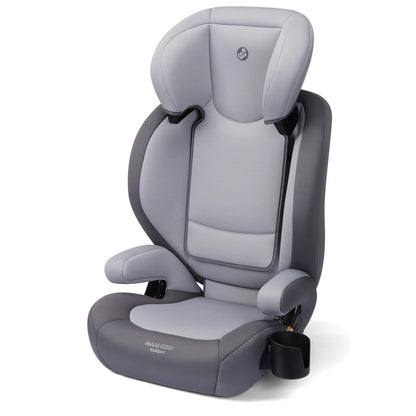 Maxi-Cosi RodiSport Kids Booster Car Seat, High-Back, Backless Booster, 7-Position Headrest, Easy Latch System, Reclining Chair, Belt Guide, Fits 40-100 lbs, 43.4-57 in, Sea Salt