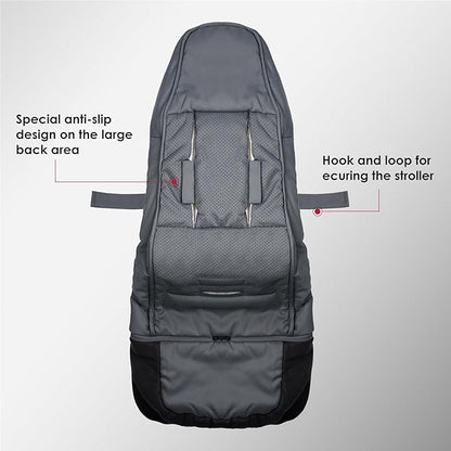 Universal, Weather-Proof, Warm Stroller Footmuff | Extendable Winter Cover | Adjustable Buckle | Stroller Bunting Bag | CosyDiary Stroller Accessories | Stroller Cover