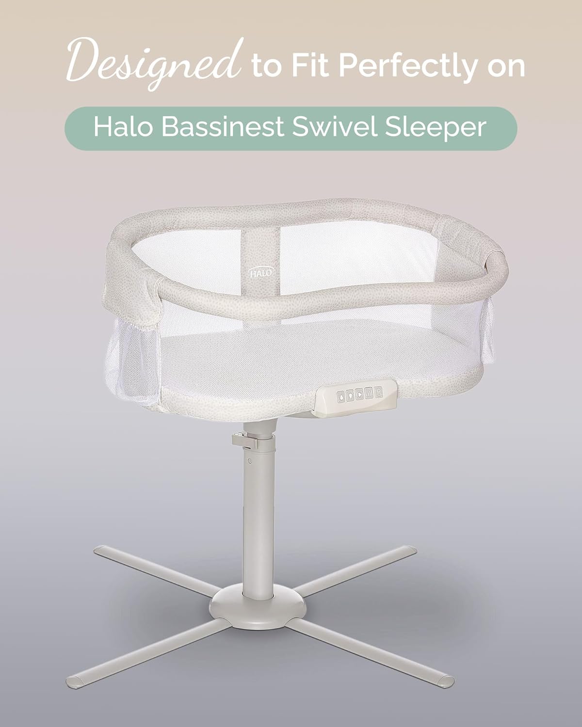 Bassinet Sheets Compatible with Baby Delight Beside Me Dreamer Bassinet, 33x20 for Baby Bedside Sleeper - Buttery Soft, Premium Stretchy Jersey Knit Sheets - Sky + Sage + Cloud, 3 Pack