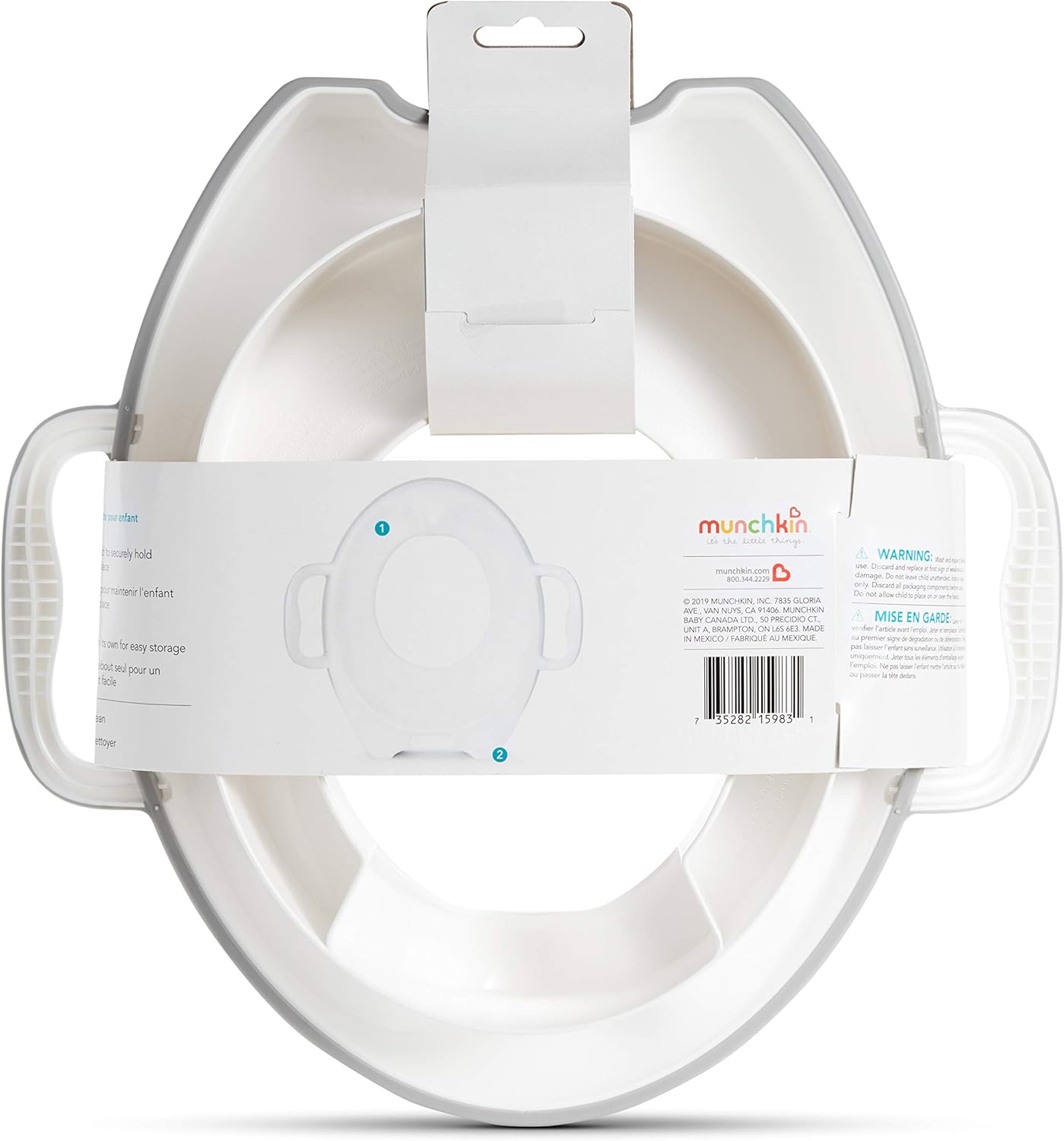 Munchkin® Sturdy™ Potty Training Seat, Grey