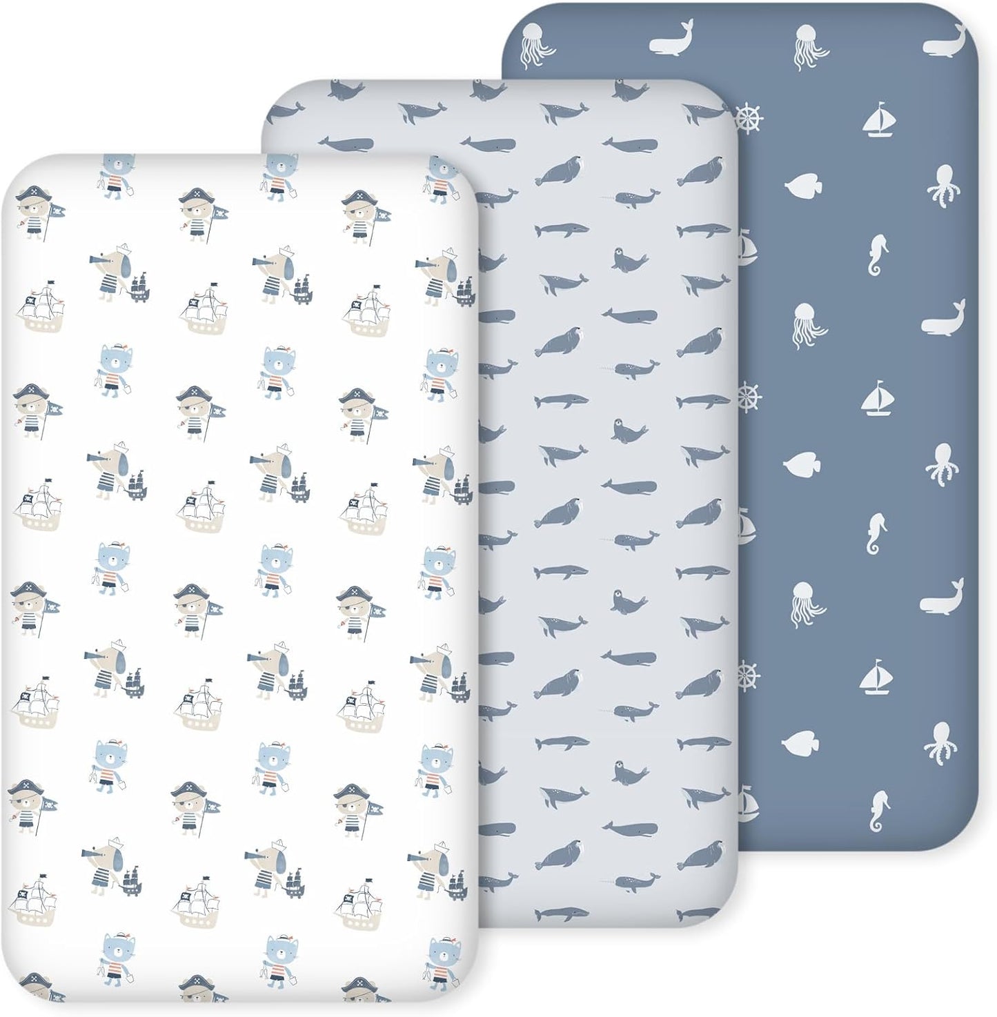 Bedside Sleeper Bassinet Fitted Sheets 20 x 33, 3 Pack Baby Delight Beside Me Dreamer,Babybond,Jimglo,koola,cowiewie,fodoss, Dream On Me Baby Square Bassinet, Pink Animal