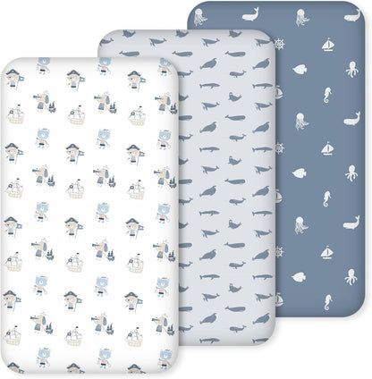 Bedside Sleeper Bassinet Fitted Sheets 20 x 33, 3 Pack Baby Delight Beside Me Dreamer,Babybond,Jimglo,koola,cowiewie,fodoss, Dream On Me Baby Square Bassinet, Pink Animal