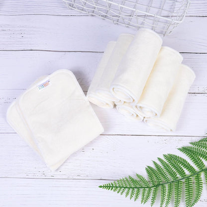 AlVABABY 12pcs Cloth Diaper Inserts,5-Layer Inserts,Reusable Liners for Baby Cloth Diapers12ZTN