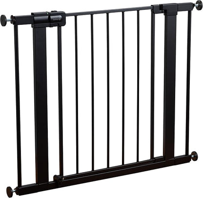 Safety 1st Easy Install 28'' Walk Thru Gate, Fits Between 29'' and 38'', Black, 1-Pack,(GA105CBLK)