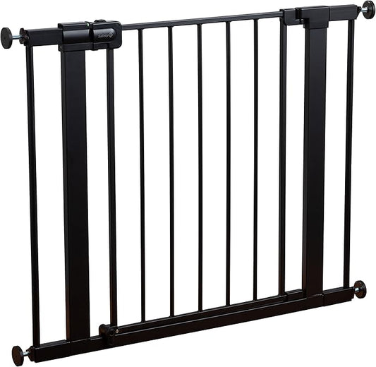 Safety 1st Easy Install 28'' Walk Thru Gate, Fits Between 29'' and 38'', Black, 1-Pack,(GA105CBLK)