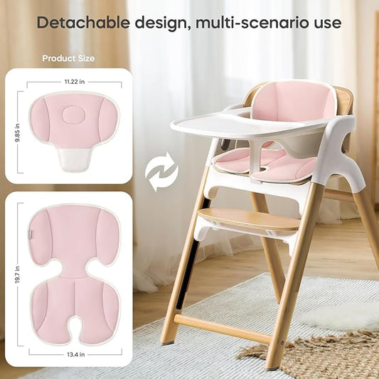 Baby Stroller Cooling Pad Universal Soft Cooler Pad Breathable Adjustable Car Seat Liner Detachable 2-Piece Cooling Cushion Fits Strollers, Car Seat, High Chair, Bassinet, Swing