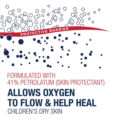 Aquaphor Children's Advanced Therapy Healing Ointment, 41% Petrolatum Skin Protectant Ointment for Minor Wound Care, Chapped or Cracked Skin and Lips, 14 Oz Jar