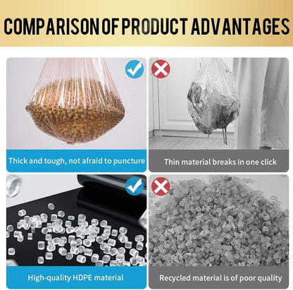 Handle Trash Bags 4 Gallon 100 Counts Small Garbage Bags for Office,Kitchen,Bedroom Waste Bin, Rubbish,Trash Can Liner
