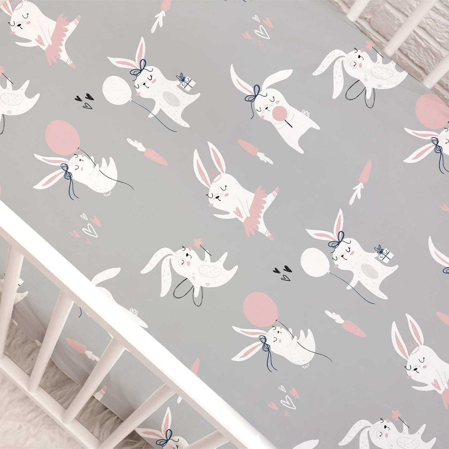 Bedside Sleeper Bassinet Fitted Sheets 20 x 33, 3 Pack Baby Delight Beside Me Dreamer,Babybond,Jimglo,koola,cowiewie,fodoss, Dream On Me Baby Square Bassinet, Pink Animal