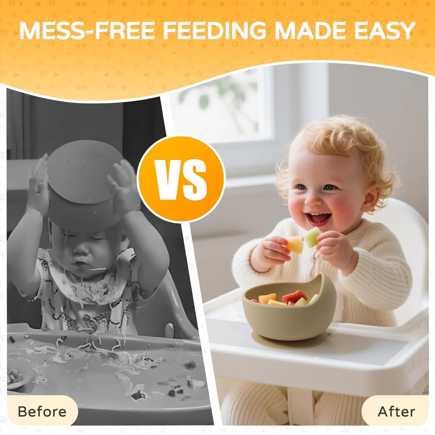 Suction Solver Stickers Adhesive Mat Compatible with Stokke Tripp Trapp Tray Enhances Suction Grip for Baby Bowls Plates Toys Fits Baby High Chairs Tray - 4PCS