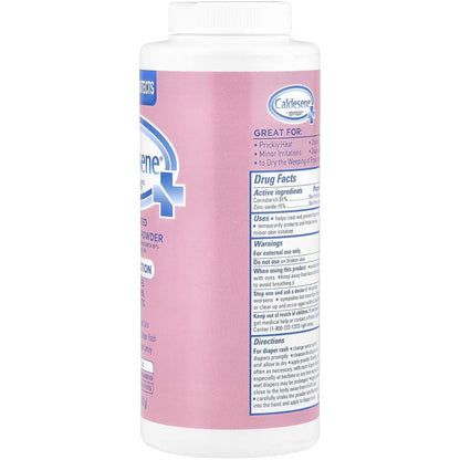 Caldesene Medicated Protecting Body Powder with Zinc Oxide and Cornstarch, Talc-Free Baby Powder Soothes & Protects, 5 Oz.
