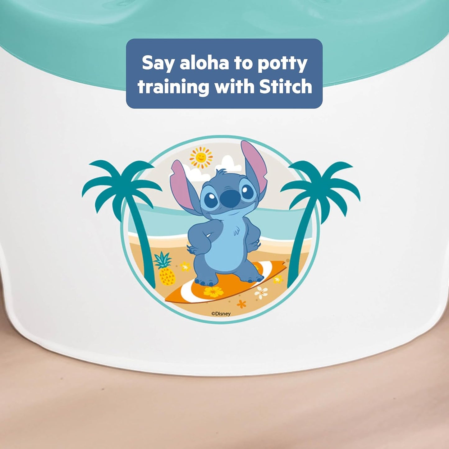 Bright Starts Disney Princess Full Comfort Potty Training Toilet, Easy Clean Removable Bowl, Splash Guard, High Back for Comfort & Stability, Toddlers up to 50 lbs