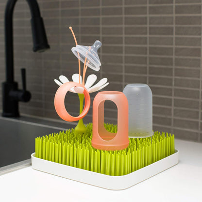 Boon Stem Drying Rack Accessory, White & Peach
