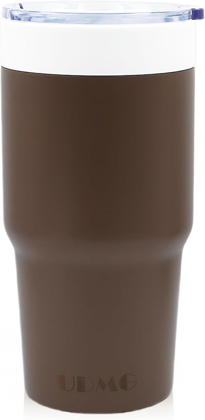 True Ceramic Interior Vacuum Insulated Tumbler, 16oz, Original Steel | True Ceramic Lined (Not Coated), Vacuum Insulated, Car Commuter Tumbler for Soda, Coffee & Tea On-The-Go, No Metallic Taste