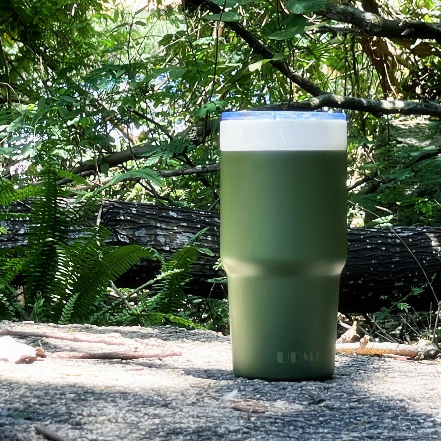 True Ceramic Interior Vacuum Insulated Tumbler, 16oz, Original Steel | True Ceramic Lined (Not Coated), Vacuum Insulated, Car Commuter Tumbler for Soda, Coffee & Tea On-The-Go, No Metallic Taste