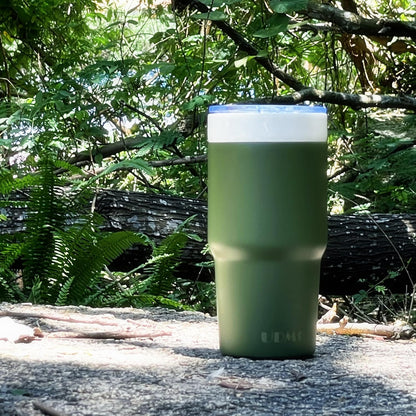 True Ceramic Interior Vacuum Insulated Tumbler, 16oz, Original Steel | True Ceramic Lined (Not Coated), Vacuum Insulated, Car Commuter Tumbler for Soda, Coffee & Tea On-The-Go, No Metallic Taste
