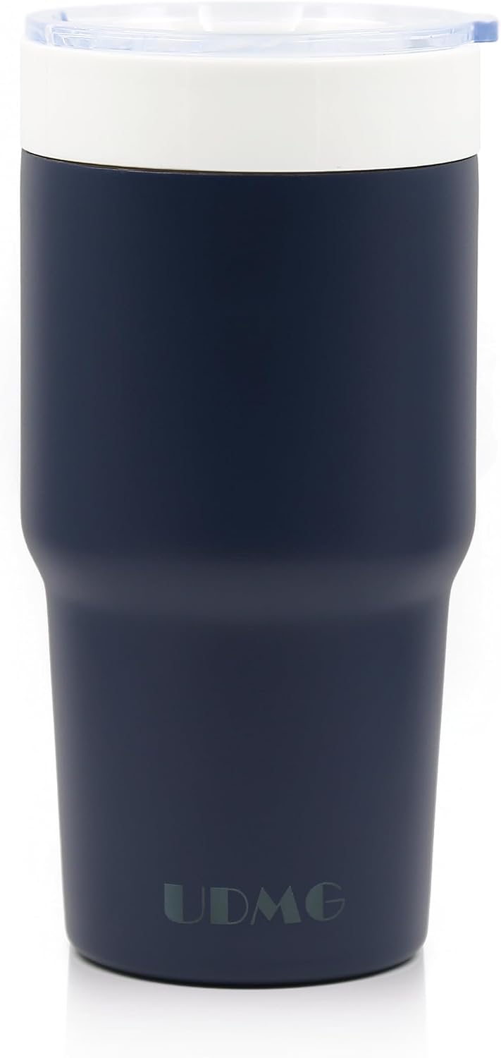 True Ceramic Interior Vacuum Insulated Tumbler, 16oz, Original Steel | True Ceramic Lined (Not Coated), Vacuum Insulated, Car Commuter Tumbler for Soda, Coffee & Tea On-The-Go, No Metallic Taste