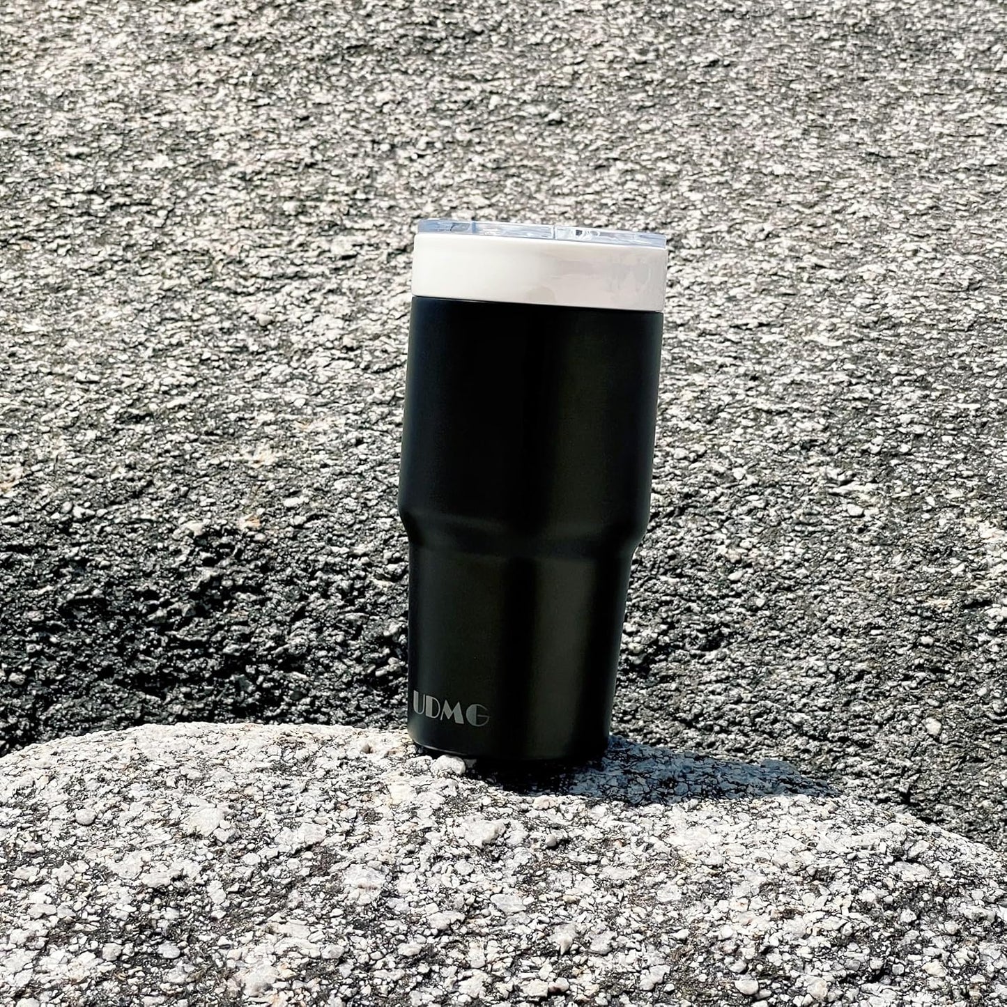 True Ceramic Interior Vacuum Insulated Tumbler, 16oz, Original Steel | True Ceramic Lined (Not Coated), Vacuum Insulated, Car Commuter Tumbler for Soda, Coffee & Tea On-The-Go, No Metallic Taste