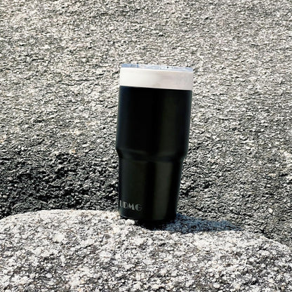 True Ceramic Interior Vacuum Insulated Tumbler, 16oz, Original Steel | True Ceramic Lined (Not Coated), Vacuum Insulated, Car Commuter Tumbler for Soda, Coffee & Tea On-The-Go, No Metallic Taste