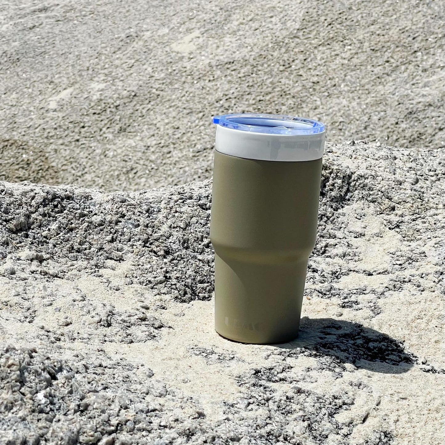 True Ceramic Interior Vacuum Insulated Tumbler, 16oz, Original Steel | True Ceramic Lined (Not Coated), Vacuum Insulated, Car Commuter Tumbler for Soda, Coffee & Tea On-The-Go, No Metallic Taste