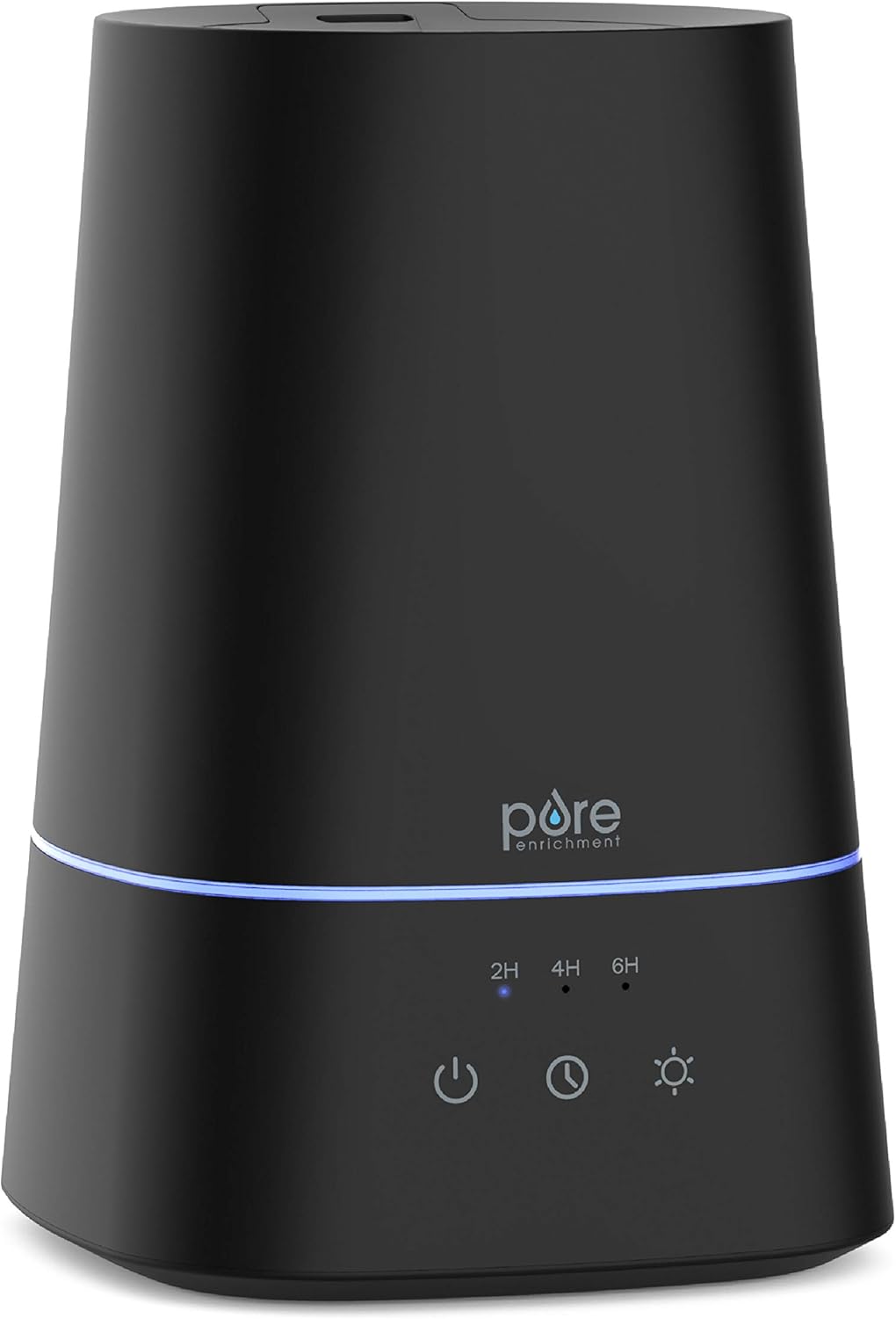 Pure Enrichment HUME Max - Easy Top-Fill Ultrasonic Cool Mist Humidifier, 3.7-L (1 Gallon) Water Tank, 3 Mist Settings, & Auto Shut-Off Timer - Ideal for Large Bedrooms, Nurseries & Dry Areas (White)