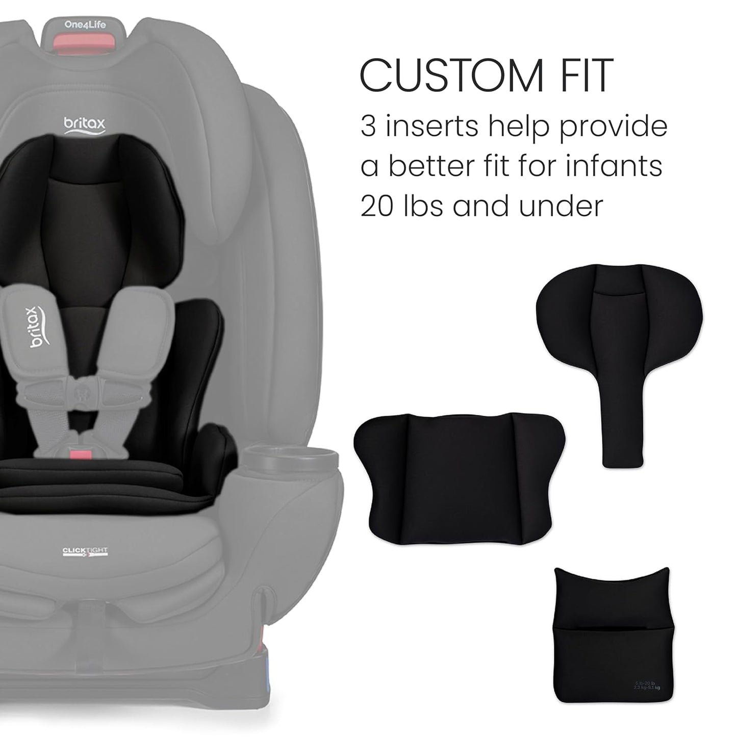 Britax One4Life All-in-One Car Seat, Up to 10 Years of Use, Rear Facing, Forward Facing, & Booster Modes, Extended Rear-Facing, ClickTight Installation & Breathable SafeWash Fabrics — Teak