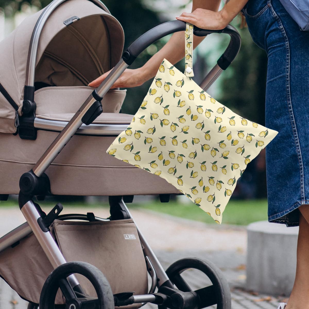 4 Pack Cute Fruit Wet Bag Waterproof Washable Reusable Wet Dry Bag for Swimsuit Dirty Clothes Cloth Diaper Travel Beach Pool Yoga Gym Toiletries Travel Beach Essentials Watermelon Avocado Banana