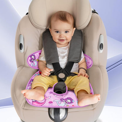 INFANZIA Dry Seat, Car Seat Protector Waterproof Carseat Liner Potty Training Toddlers, Baby and Infants, Piddle Pad for Carseats Strollers (Grey, 1 Pack