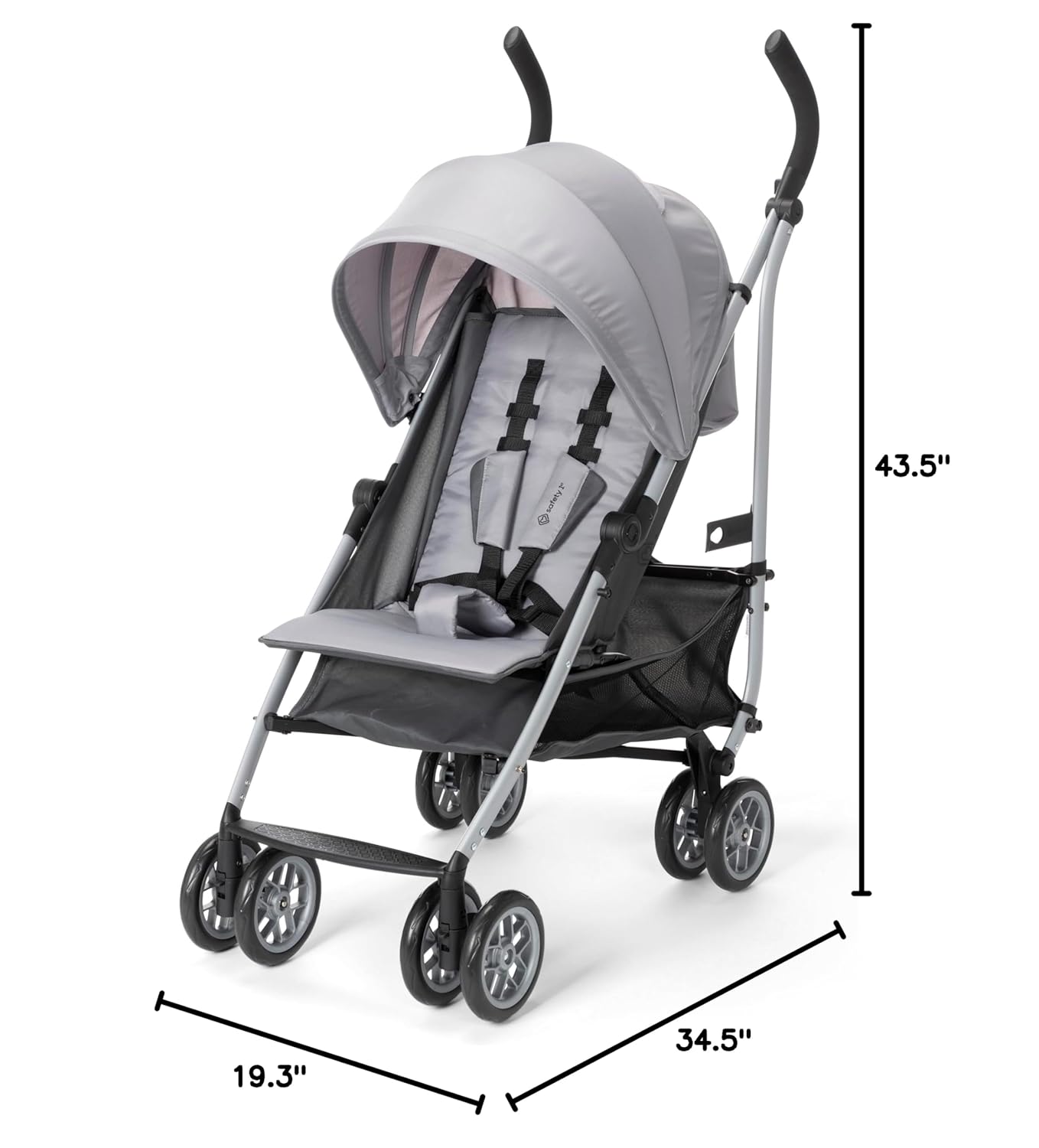 Safety 1st Strollerette Compact Stroller, Mercury