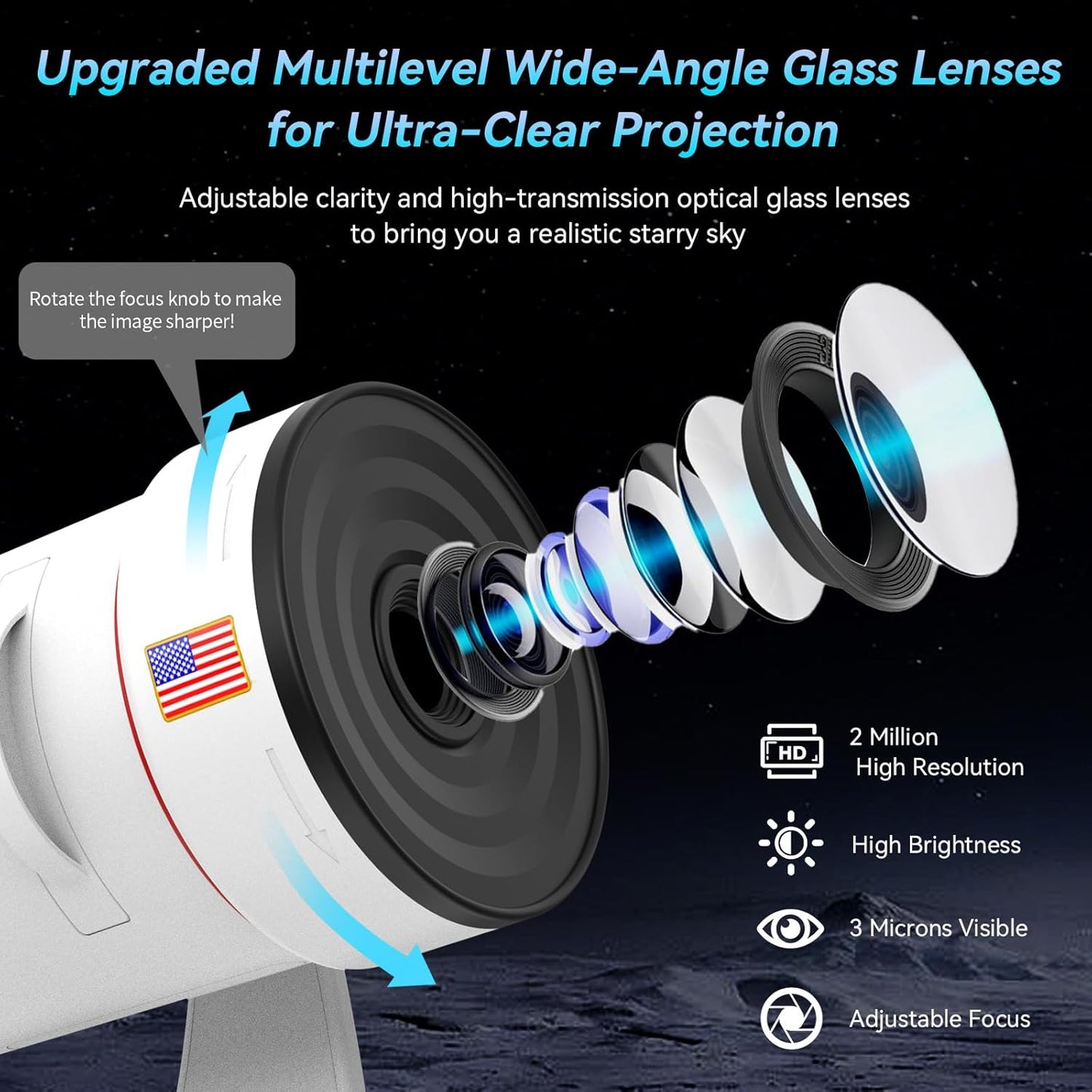 [White Noise] Galaxy Projector with Sound Machine 28 Soothing Sounds Memory Function Sleeping Timer Star Light Planetarium Projector with Starry Sky Space Solar System Moon Nebula for Adults Baby Kids