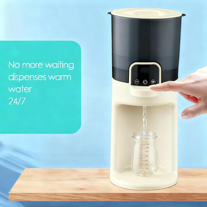 Instant Baby Bottle Warmer,Warm Water Dispenser for Making Formula Bottle Instantly,Detachable Container Easy Cleaning,24/7 Keep Warm, Adjustable Temperature(Pink,110V Only)