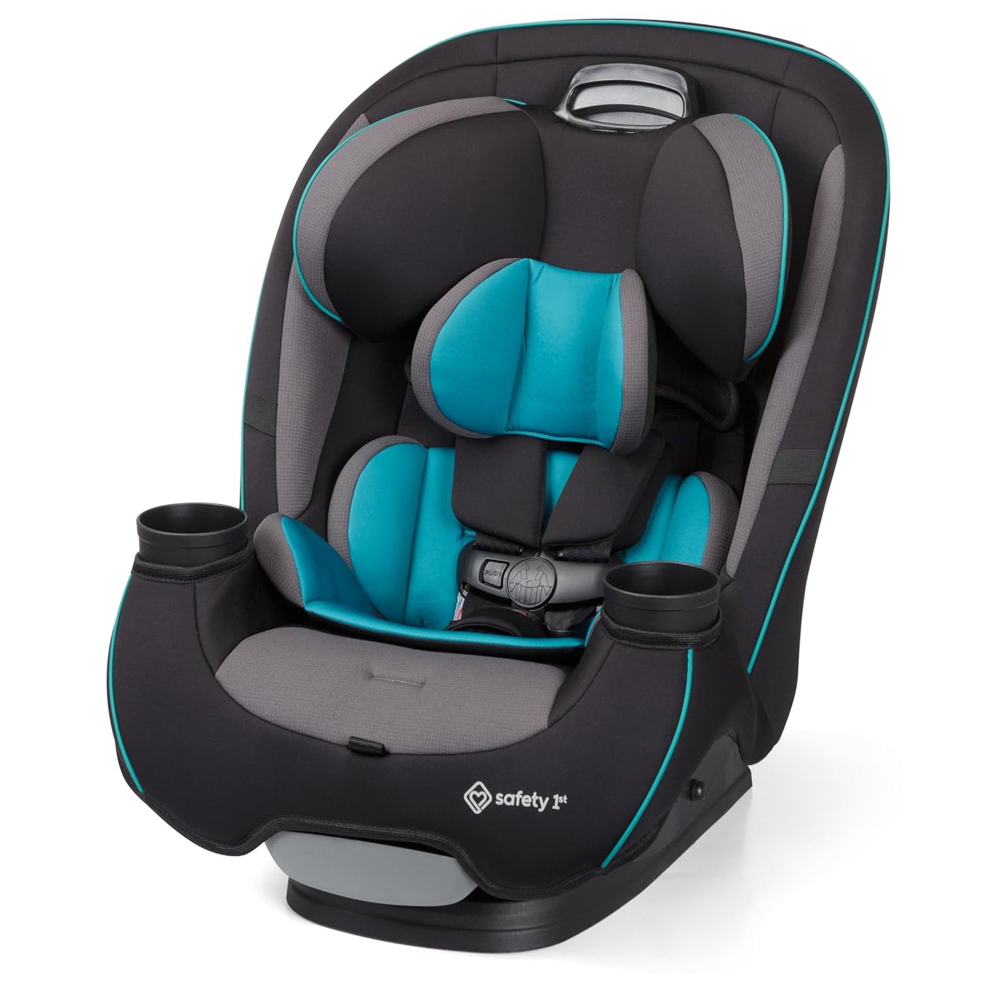 Safety 1st Grow and Go All-in-One Slim Convertible Car Seat, Rear Facing, 5-40 lbs, Forward Facing (30–65 lbs), High Back Booster Seat 40-100 pounds, Alaskan Blue