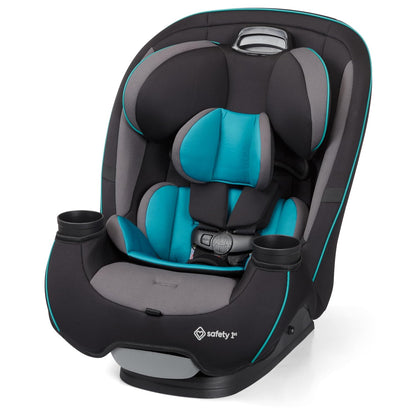Safety 1st Grow and Go All-in-One Slim Convertible Car Seat, Rear Facing, 5-40 lbs, Forward Facing (30–65 lbs), High Back Booster Seat 40-100 pounds, Alaskan Blue