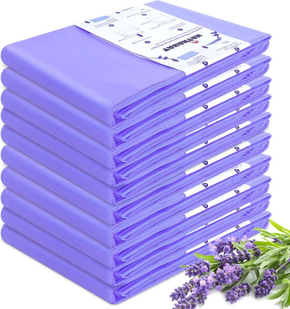 Diaper Pail Refill Bags Compatible With Dekor Plus Diaper Pail, Extra 30% Length, Lavender Scent, 10 Pack