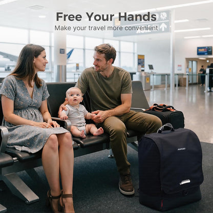 Momcozy Stroller Travel Bag for Airplane | Only Suit ClickGo Stroller | Compatible with Strollers Folded Dimensions of 22.1 X 17.3 X 9.8 In | Fit Most Major Brand | Hand-held ＆ Back-carrying