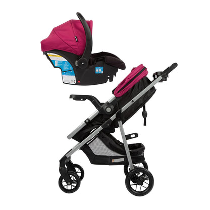 Safety 1st Grow and Go Flex 8-in-1 Car Seat Stroller Combo, Baby Stroller Travel Systems for Infants 4-30 lbs, Stroller and Carseat Combo Set, Night Rider