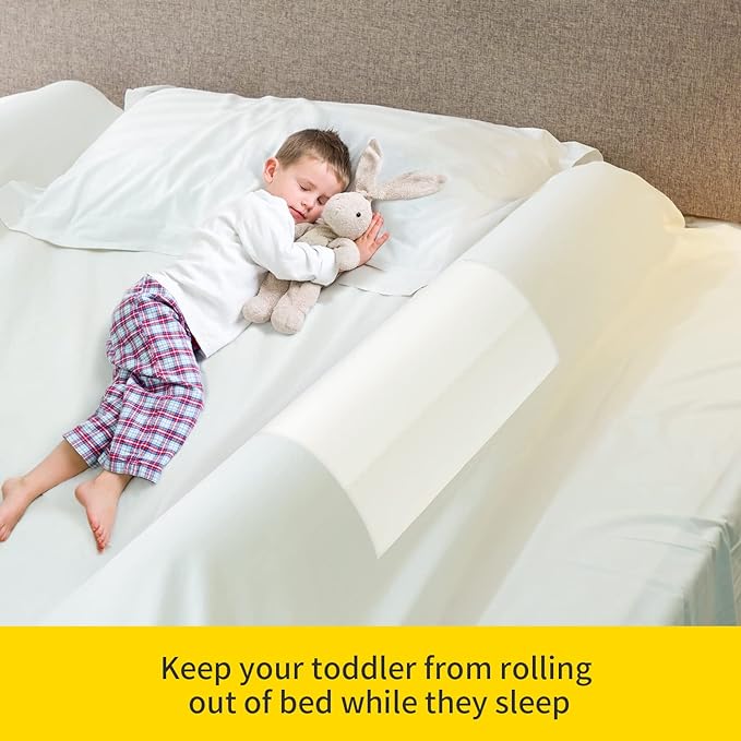 USHMA [2-Pack] Travel Bed Rails for Toddlers | Inflatable Bed Rails, Blow Up Portable Bed Rail for Kids | Toddler Bed Guard Rail for Full, Queen, King Size Beds | Bed Rail for Home, Hotel or Travel