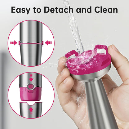 Turelar Immersion Blender Handheld Corded Hand Blenders Set 1100W, Trigger Variable Speed 5 in 1 Stick Emulsifier with Chopper, Whisk and Frother for Soup, Baby Food and Smoothies, Orange
