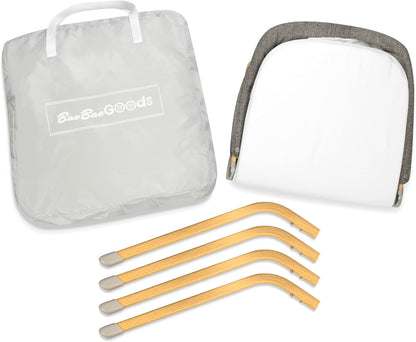Baby Bassinet with Rocking/Gliding, Portable Bedside Sleeper for Baby with Foam Mattress, Baby Bedside Crib for Newborns and Infants with Carrybag