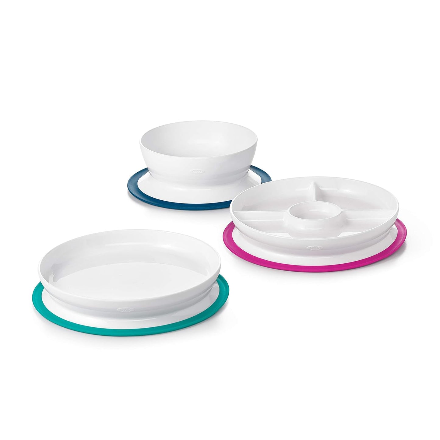 OXO Tot Stick and Stay Suction Plate - Blossom