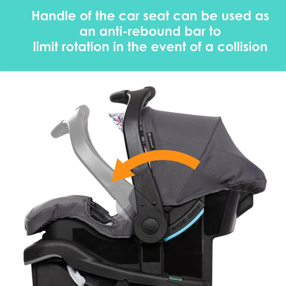 Baby Trend Stroller and EZ-Lift Infant Car Seat, EZ Ride Travel System, Dash Grey