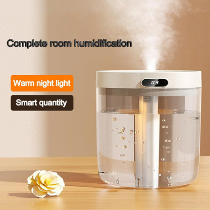 Humidifiers for Bedroom, Top Fill 1.5L Supersized Cool Mist Humidifier with Oil Diffuser and Nightlight, Quiet Ultrasonic Humidifiers for Home, Large Room, Baby Nursery and Plants (humidifier)