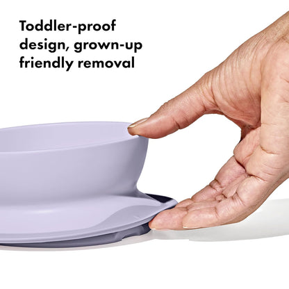 OXO Tot Stick & Stay Suction Bowl - Lilac