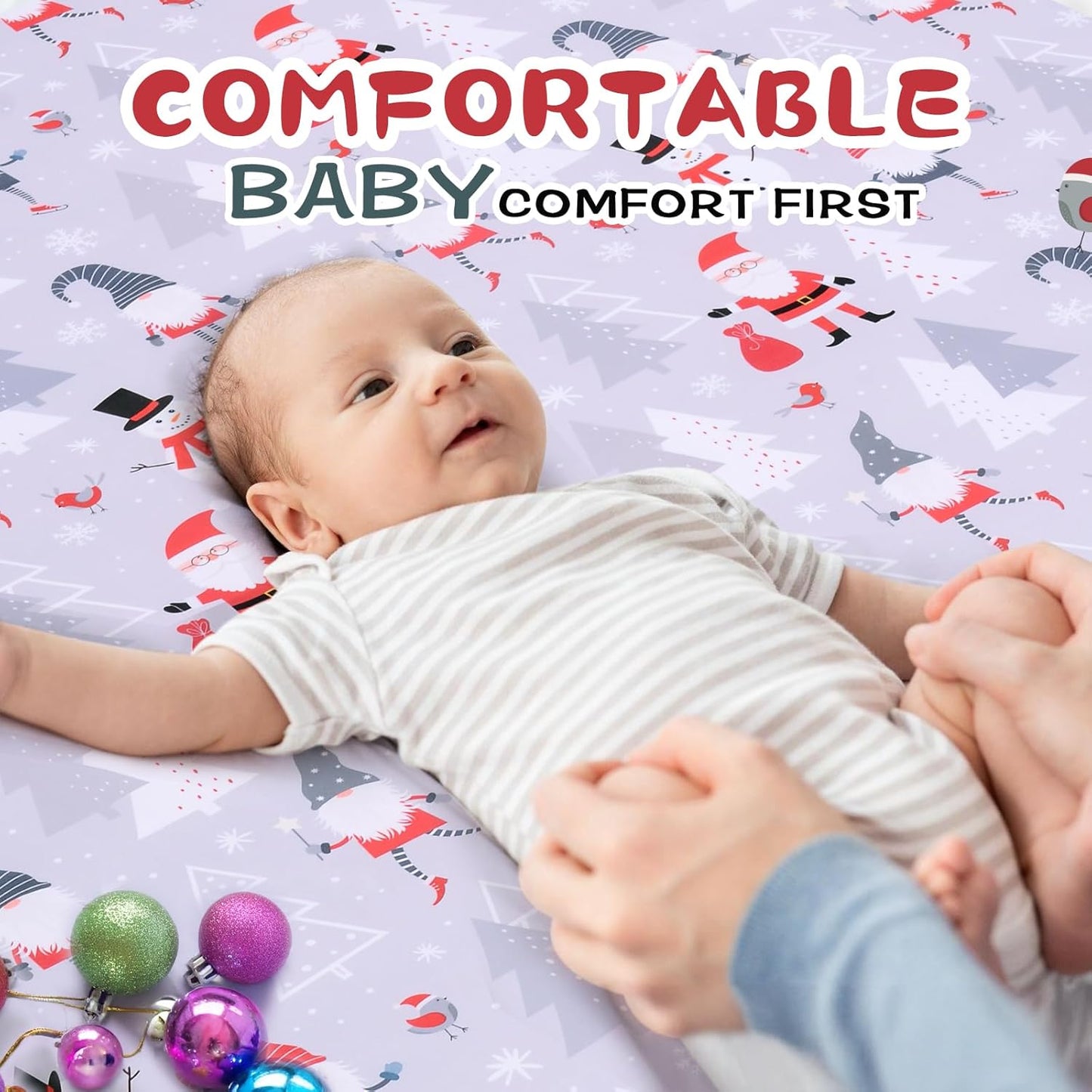 Cloele Square Playard Fitted Sheet 36x36, Ultra Soft Polyester Playpen Sheet for Baby & Pet, Dogs Pattern Pack and Play Crib Sheets, Portable Playard Mattress Cover