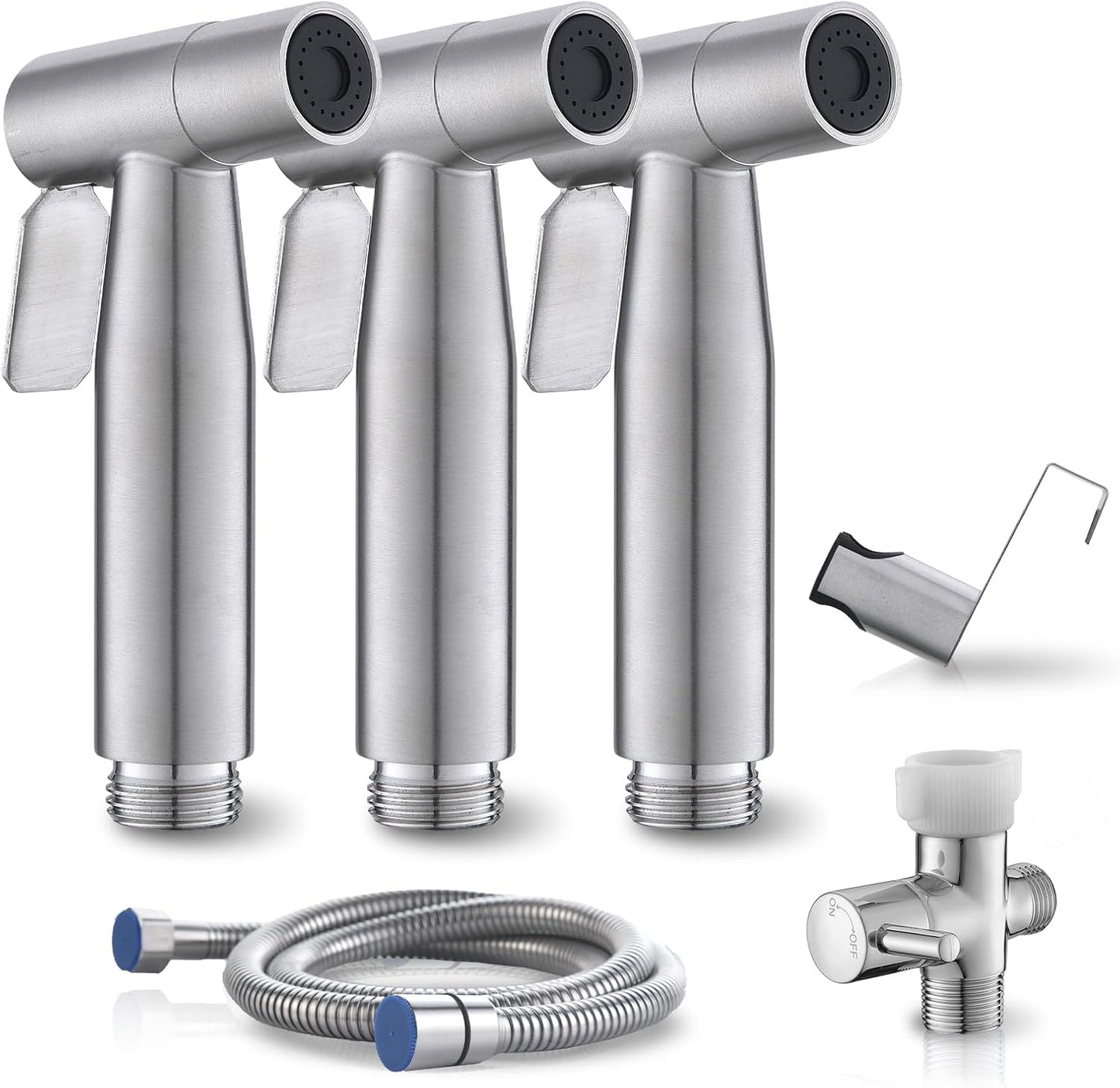 BRITULIF Handheld Bidet Sprayer for Toilet, Jet Sprayer for Toilet Muslim Shower, Adjustable Cloth Diaper Sprayer Bidets Attachment for Toilet, Toilet Bidet Sprayer with Bidet Hose for Feminine Wash