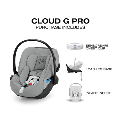 CYBEX Cloud G Pro Comfort Extend Infant Car Seat - Ocean Blue