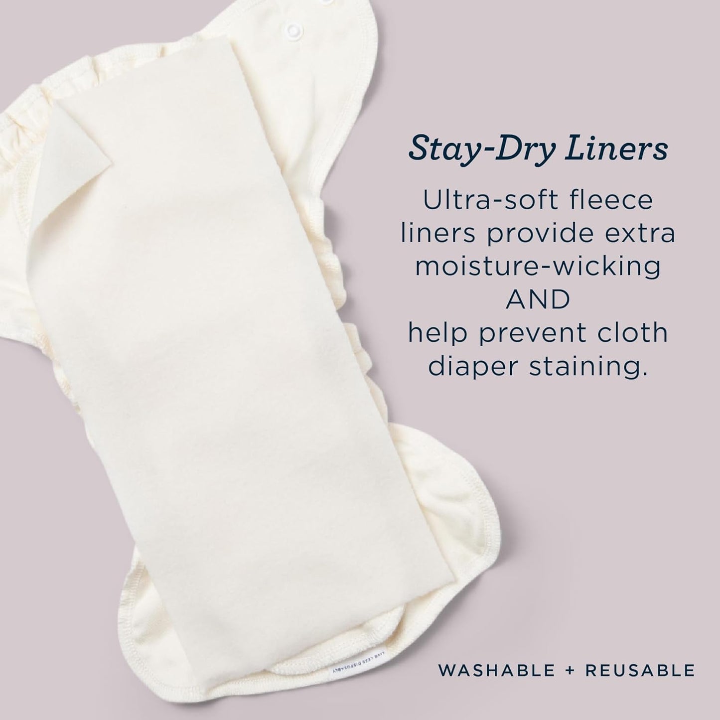 Esembly Tossers – Disposable Bamboo from Viscose Diaper Liners for Cloth Diapers – Earth-Friendly, Fragrance-Free, Chlorine-Free – One Size, 200 Liners (2-Pack of 100-Liner Rolls)